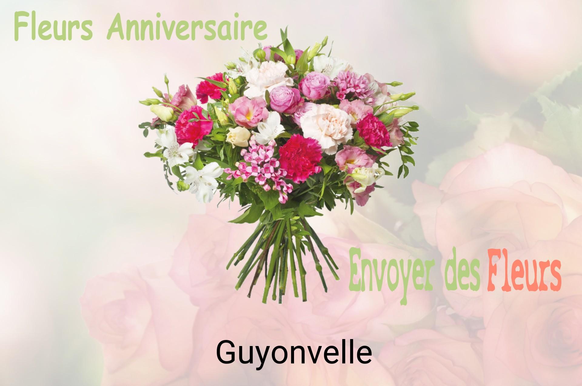Bouquet de fleurs d’anniversaire livré à Guyonvelle